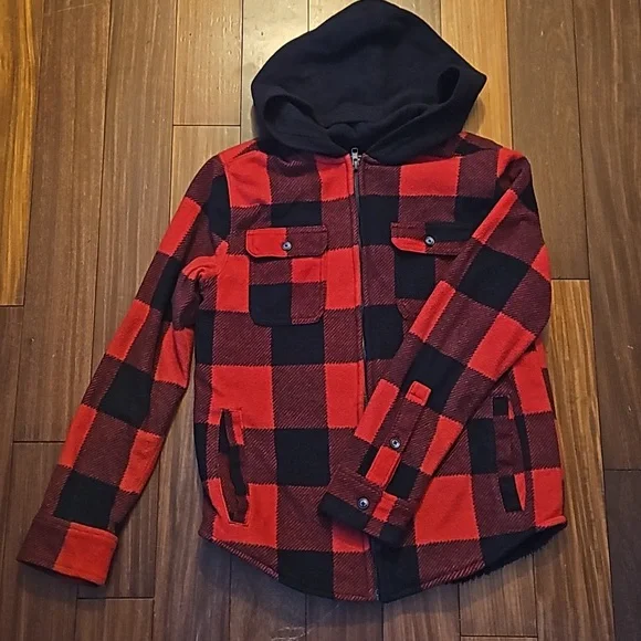 Boys Hoodie Flannel - Picture 3 of 8